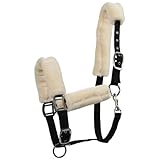 WALDHAUSEN Halfter Fluffy, Warmblut, schwarz