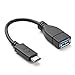 Produktbild USB 3.1 OTG, Geotech Type C (USB-C) Male Convert to USB 3.0 Female Host Cable Data Sync Charge Adapter | Bi-directional plug design Reversible Use | High Speed Fast Transmit | 0.5 ft Length | for Apple New 12 Inch Retina Macbook , Google Chromebook Pixel 2015 , Nexus 5x 6p , Pixel C , Microsoft Lumia 950 950xl , Asus Zenpad S 8.0 Z580ca ZenFone 3 , LG G5 | USBOTG - Black