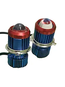 Cloudsale Super Bright Led Headlight Dual Beam Mode White and Yellow DC 80W/Pair (Set of 2, H4)