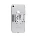 Produktbild licaso Apple iPhone 8 Handyhülle Smartphone Apple Case aus TPU mit Stay Humble/Hustle Hard Print Motiv Slim Design Transparent Cover Schutz Hülle Protector Soft Aufdruck Lustig Funny Druck