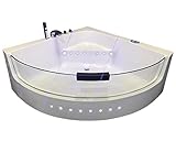 BAÑERA HIDROMASAJE CROMOTERAPIA Modelo "WHITE SHARK" 140 X 140 cm BAÑERA PARA 2 PERSONAS Objeto nuevo - Embalado Certificado EU USTED RECIBIRÁ TODOS LOS ACCESORIOS PARA MONTAR EL HIDROMASAJE SIN PROBLEMAS. ¡MONTAJE Y FUNCIONAMIENTO FACILES!