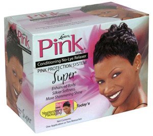 Luster Pink Conditioning No-Lye Hair Relaxer Super pink protections