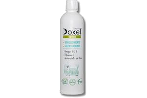 DOXEL SUPPLEMENTS Doxel Senior-250ml Aceite para Perros Mayores| Suplemento| Antiinflamatorio| Antienvejecimiento Articulaciones sanas| Sistema inmunitario| Ácidos grasos Omega 3 6 9| Vitamina E