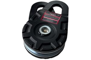 Dragon Winch Polea Bloque para Cabrestante 10T / 22000 lbs con Cuerda de Acero - Doble Fuerza de Tracción para Recuperación Off-Road, Compatible con Vehículos 4x4