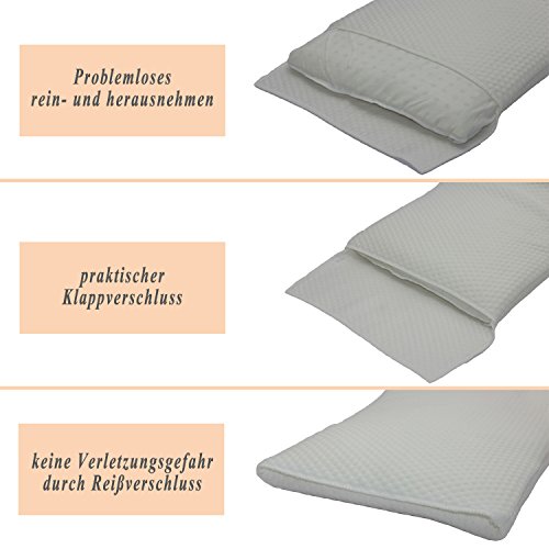 Salosan Kinderkissen – Babykissen Viscokissen 52X32X6 cm - 4