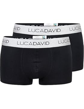Fairtrade Herren Boxershorts von Luca David (2-Pack / 4-Pack / 8-Pack)