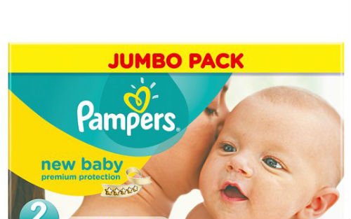 Pampers New Baby Size 2 Jumbo Pack 222 Nappies