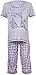 Happy Mama. Women's Maternity Nursing Breastfeeding Pyjamas Nightwear. 220p (Purple, UK 18)