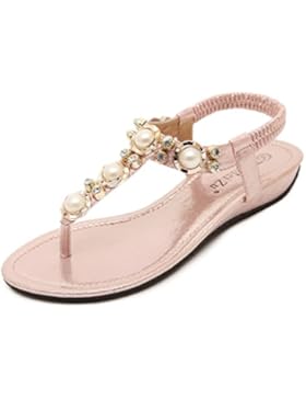 Lemontree Damen M?dchen Sommer Bohemia Flach Zehentrenner Sandalen