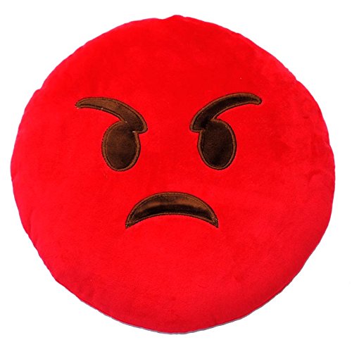 emoticonworld GRUÑON – Kissen Smiley, 32 cm