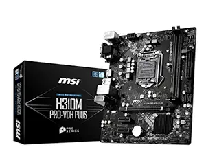 MSI H310M PRO-VDH Plus for 9th Gen / 8th Gen Intel Core / Pentium Gold/Celeron Processors for LGA 1151 Socket (D-Sub DVI HDMI Onboard Graphics Micro ATX DDR4-SDRAM Motherboard)