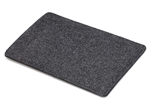 Huawei MateBook X Laptop Liner Bag, AVIDET 13,3 Zoll Schock-Absorption Soft Notebook Felt Bag für Huawei MateBook X (Dunkelgrau) - 3