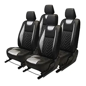 Autofurnish (PL-204 Domino) Compatible with Renault Kwid Custom-fit Leatherette 3D Car Seat Covers