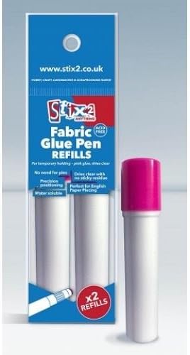 Fabric Glue Pen &amp; Refills - Acid free - Great for sticking fabrics without pins (Item: Refills)