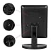 SATMON Makeup Mirror with 16 LED Lights & Touch Screen Dimmable with Removable 10x Magnifying Spot Mirrors,180°Swivel Rotation,Illuminated Vanity Mirror for Bathroom,Bedroom,Desktop,Tabletop (Black)