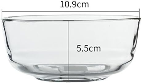 Pyrex glass salad bowl lead-free fruit plate salad bowl transparent Microwave Bowl-A