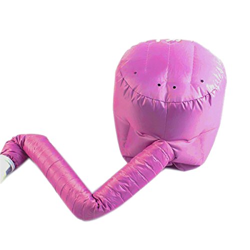 Tinksky Portable Safe Women Hair Dryer Soft Bonnet Hood Attachment Haircare Salon Hairdressing Hat Cap