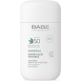 Laboratorios Bab&eacute; - SUPER FLUID MINERAL SPF 50 | Broad Spectrum Mineral Sunscreen | Ideal for Sensitive and Atopic Skin | Adv
