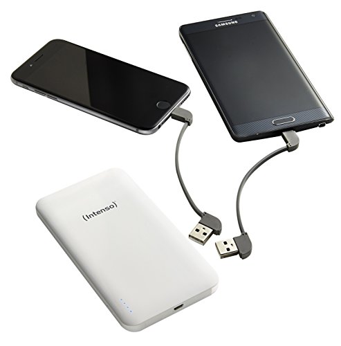 Intenso 7335532 Powerbank S10000-i Dual Slim externes Ladegerät (10000mAh, für Smartphone/Tablet PC/MP3 Player/Digitalkamera/Apple iPhone/iPad) inkl. Apple Lightning Kabel weiß - 5