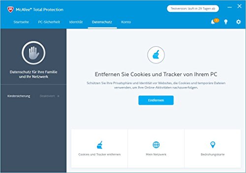 McAfee Total Protection 2018  10 PC 10usuario s  - Seguridad y antivirus  10 PC  10 