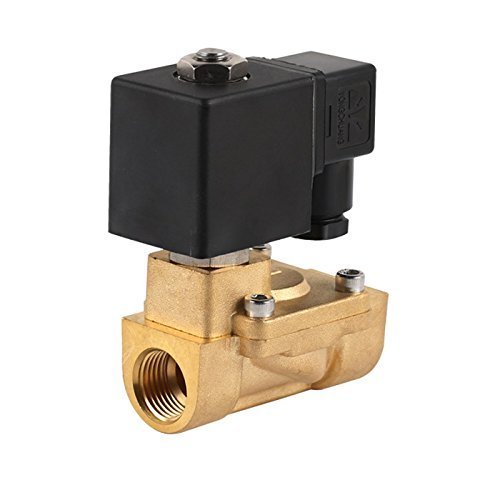 SPEED 2Wege 1/8 bis 1 Zoll Magnetventil Messing 230V/DC12V/24V N/C /NO(G1/2Zoll 0.3-16bar/230V/NC)