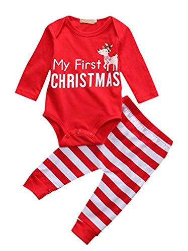 PICCOLI MONELLI Pyjamas-christmas-full-Baby-Baby-Körper-mit-geschrieben-my-first-Weihnachten-und-Hose-mit-Rentier-in-Baumwolle-Größe-90-cm PICCOLI MONELLI Pyjamas-christmas-full-Baby-Baby-Körper-mit-geschrieben-my-first-Weihnachten-und-Hose-mit-Rentier-in-Baumwolle-Größe-90-cm