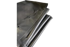 KAMPA Dometic Dual Fix Draught Skirt Black - Caravan Awning Skirt, Draught Protection, Limpet Fix System Compatible