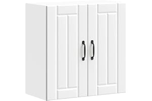 vidaXL Armario de Pared de Cocina Lucca Madera ingeniería Blanca