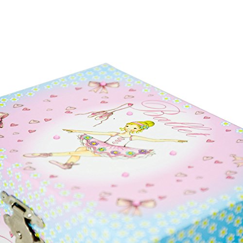 Ballett Schmuckkästchen – Rosa Spieluhr für Kinder – Lucy Locket - 4