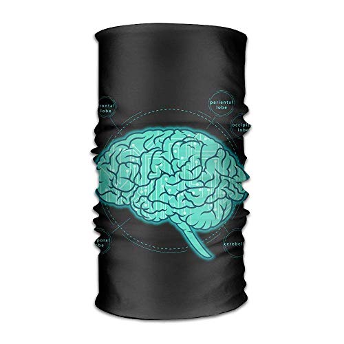 Pañuelo cuello con cerebro verde