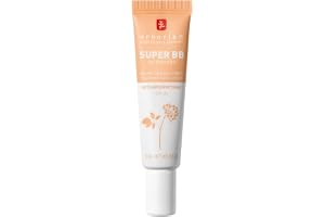 Erborian – Super BB-kräm med ginseng – tonad ansiktsvård med hög täckning mot föroreningar – hudkorrigerare och perfektor – SPF 20 – koreansk kosmetika
