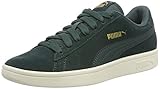 Erwachsene Puma Puma Smash v2, Unisex-Erwachsene Sneakers, Grün (Ponderosa Pine-Puma Team Gold-Whisper White), 43 EU