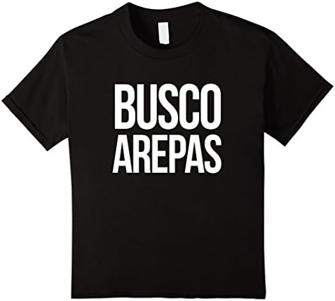 Kids Busco Arepas T Shirt Colombia and Venezuela Food 4 Black