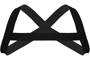 CHICTRY Body Chest Harness Cintura Pettorale Imbracatura da Uomo Elasticizzata Maschi Fitness Benda di Spalla Brust Harness Clubwear Sportwear per Fitness Palestra Gym Sport