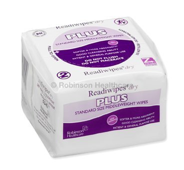 Readiwipes Plus Dry Wipes Standard 23 x 23cm 50's X 44, (Price inclusive of 20% VAT)