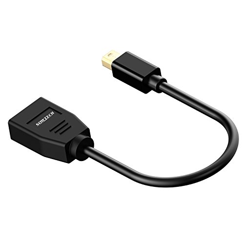 Mini Displayport auf Displayport, SOWTECH Mini DP / Mini Displayport zu Displayport Kabel Adapter Konverter Male zu Female - 4