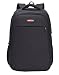 Produktbild Quanjie Multifunktion Vintage Canvas Backpack für 15" Laptop Rucksack Nylon Wasserdicht Schultaschen Herren für Outdoor Wandern Reisen Camping (Schwarz)
