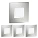 Produktbild ledscom.de LED Treppen-Licht Treppen-Leuchte, eckig, 8x8cm, 230V, weiß, 4 STK.