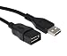 RTS&Tradetrade; High Speed USB 2.0 Male A To Female A Extension Cable 480Mbps For Laptop/PC/Mac/Printers (150cm 4.5 Foot 1.5M) RS.149.00