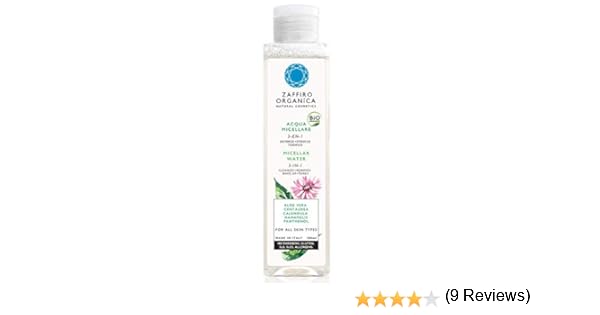 Offre Speciale Zaffiro Organica Eau Micellaire Purifiante Démaquillante Bio 4 En 1 Aloe Vera Eau De Fleur Nettoie Tonifie Hydrate