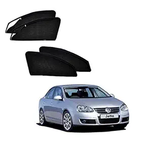 Kozdiko Zipper Magnetic Sun Shades Car Curtain for Volkswagen Old Jetta (2008-2015)