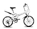 Produktbild ABYYLH Fahrrad 20 Zoll Herren/Damen, Jugendrad Citybike Klappbar Adult Bike,White