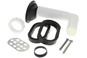 BLUEWATER ARMATUREN Blanco 120287 Kit de trop-plein ovale AL pour bonde d'écoulement et siphon