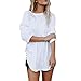 Produktbild MEIbax Damen Plus Size Langarmshirt Chic Bluse Fashion Bluse Top T-Shirt Casual Oberteile Pullover Hemd Baggy Tunika