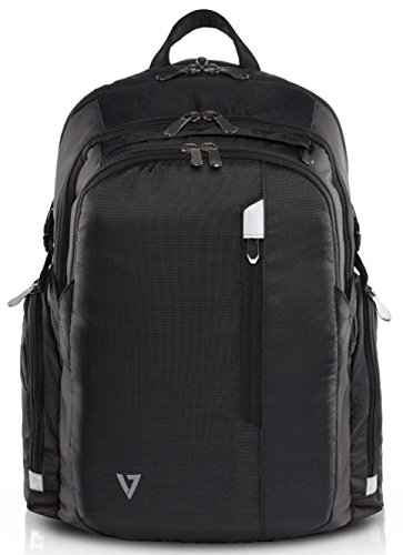 V7 CBPX1-9E Elite Rucksack für Notebook und Tablet bis 40,6cm (16 Zoll) schwarz