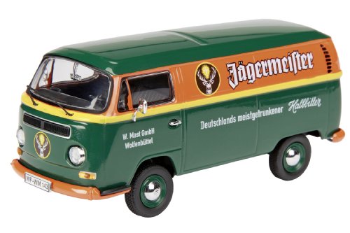 Preisvergleich Produktbild Dickie-Schuco 452586800 - Schuco - VW T2a Jägermeister 1:87 Bus, grün
