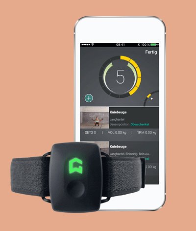 GYMWATCH- StrenX -Der Sensor, der dein Workout analysiert- coal black - 8