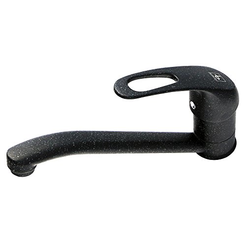 Burgtal 17608 K-12-GS Oxa Einhebel Spültisch Küchen Armatur granit-schwarz - 2