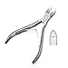 Toenail Clippers, Saxhorn Nail Clippers for Thick and Ingrown Toe Nail - Heavy Duty Nail Nipper and Cuticle Clippers - Stainless Steel
