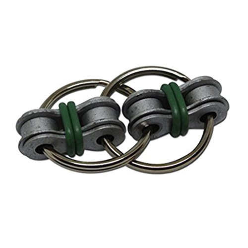 sunnymi High Quality Chain Fidget Toy Hand Spinner Key Ring Sensory Toys Stress Relieve ADHD Top ZZY Autism Adult Gift (Green) sunnymi High Quality Chain Fidget Toy Hand Spinner Key Ring Sensory Toys Stress Relieve ADHD Top ZZY Autism Adult Gift (Green)